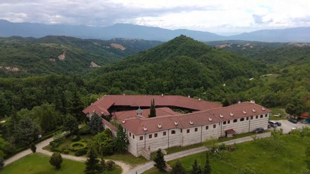 Роженския манастир от дрон 4k / Aerial view of Rozhen Monastery
