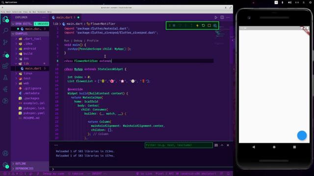 Flutter - Riverpod StateNotifierProvider