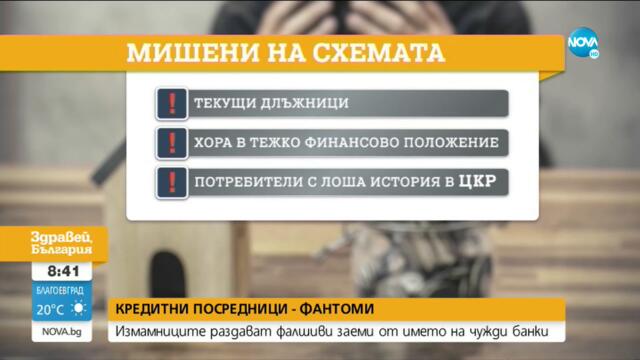 "НА ТВОЯ СТРАНА": Посредници фантоми раздават фалшиви заеми от чужди банки - Здравей, България