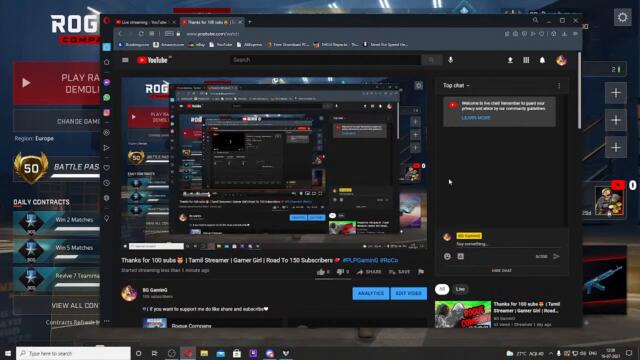 Thanks for 100 subs😻 | Tamil Streamer | Gamer Girl | Road To 150 Subscribers💕 #PLPGaminG #RoCo