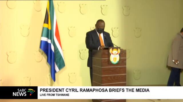 President Ramaphosa addresses the nation on outbreaks of violence: 16 July 2021