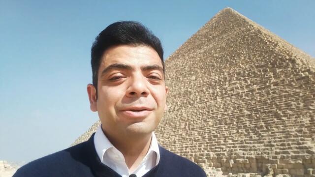 How the Pyramids Were Built - LIVE FROM THE PYRAMIDS!