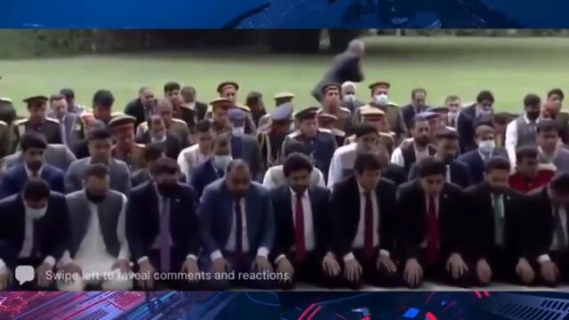 Қурбон ҳайити намози адо этилаётган пайт президент саройи яқинига ракеталар келиб тушмоқда.