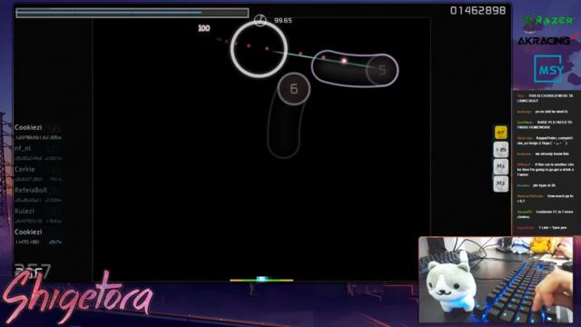 Cookiezi | xi - FREEDOM DiVE [FOUR DIMENSIONS] HDHR FC 99.83% 800pp | Livestream w/ chat reaction!