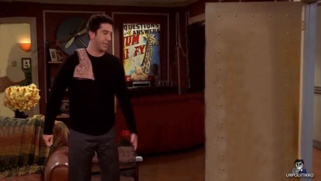 "Friends" but Ross has schizophrenia
