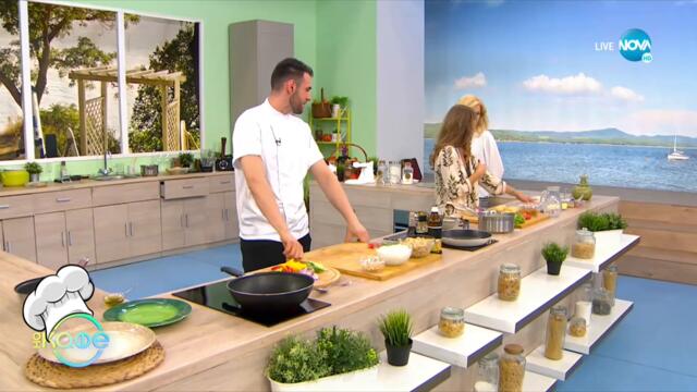 Рецептите днес: Пържени нудли с дърпано свинско и веган сандвич с риба тон - „На кафе” (27.07.2021)