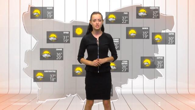 Прогноза за времето за 31 юли