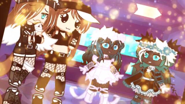 Дочки семьи Найтмер-Фриск: Звёздочка и Полнолуние 🖤🌑🖤