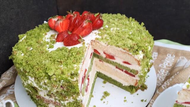 Шпинатний торт з фруктами. ЛІТНІЙ ТОРТ! НЕЙМОВІРНИЙ СМАК ТА ВИГЛЯД!!! | ПРОСТІ РЕЦЕПТИ ВІД ІРИНИ