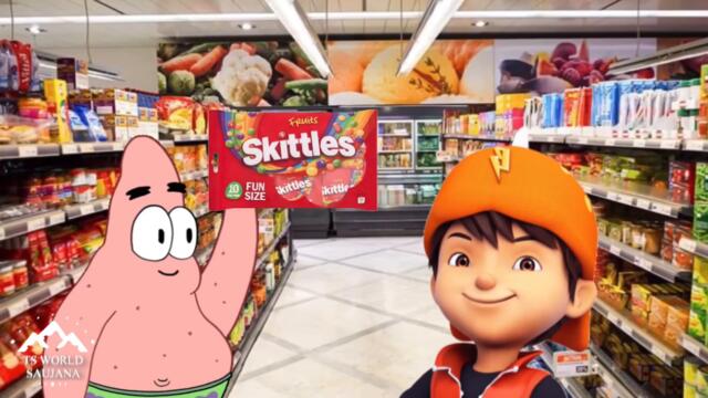 Patrick & Boboiboy Skittles Meme (with subtitles)