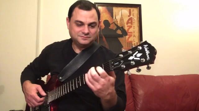 Beyond The Sea Bobby Darin Solo Jazz Guitar