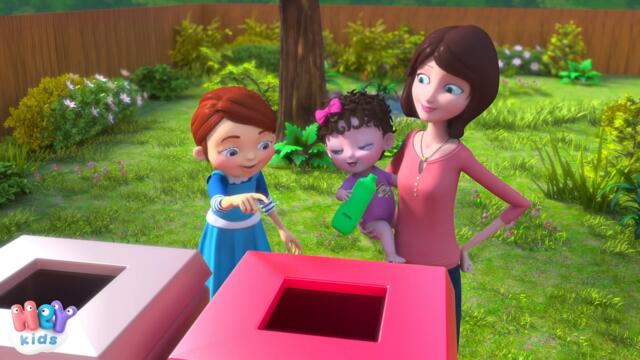 Песен За Рециклирането ♻️ Образователни детски песнички на български - HeyKids