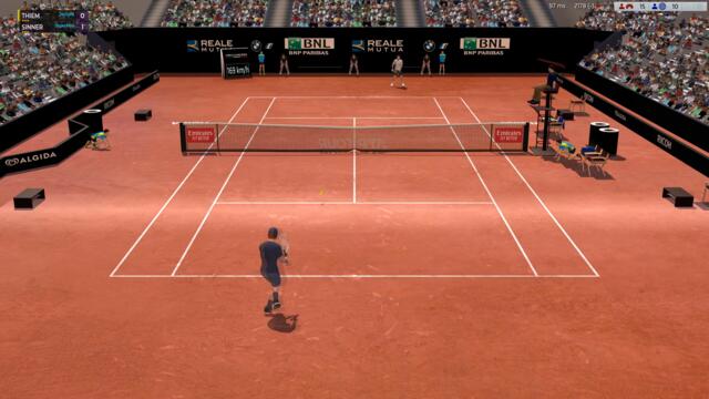 Jmills99 vs SuperKillo Rome Highlights - Full Ace Tennis Simulator