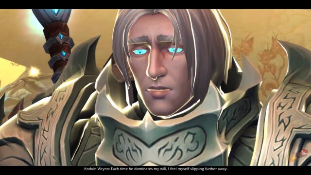 Anduins Goodbye In Game Cutscene