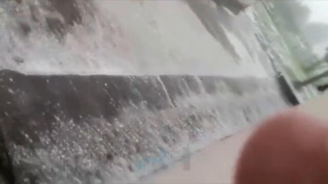 Storm of the End of the World Hits Italy! ⚠️ Scary Winds, Large Hail Attacks Milan!