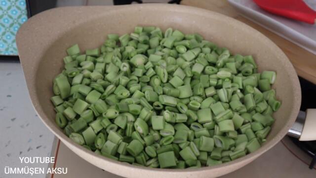 TAZE FASULYEYİ BÖYLE YEDİNİZMİ 🤗 ÇOK GÜZEL OLUYOR 😋 TAZE FASULYE YOĞURTLAMASI