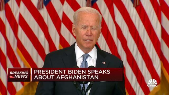 President Joe Biden: Afghanistan goal remains preventing a terrorist attack on American homeland