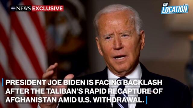 President Biden defended the U.S. withdrawal of troops from Afghanistan | ABC News