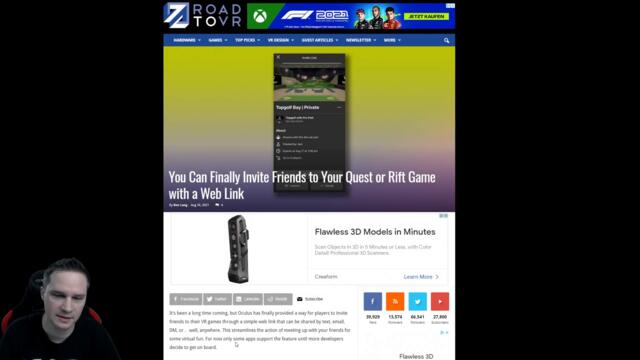 VR News, Sales, Releases (KW 33/21) AXIS Full Body Tracking, Green Hell VR, Facebook Connect