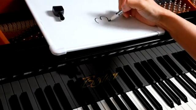 Drawing Mickey, With Playing Mickey Mouse March - Piano - CANACANA #Shorts