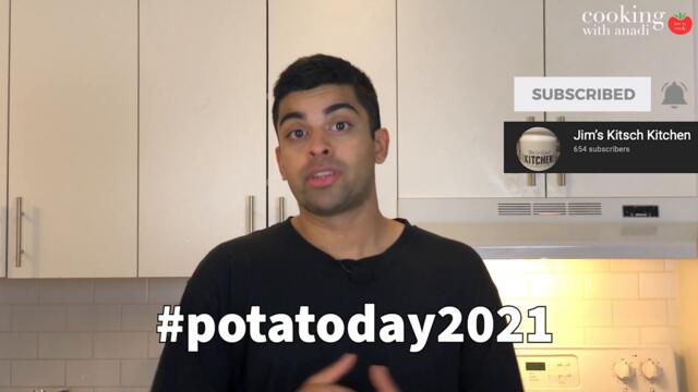 Aloo Gobi Matar | VEGAN Potatoes Cauliflower & Peas Curry | #potatoday2021 | #mycookingjourney2021