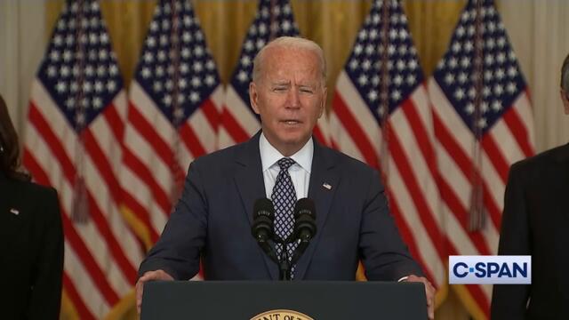 President Biden remarks on Afghanistan