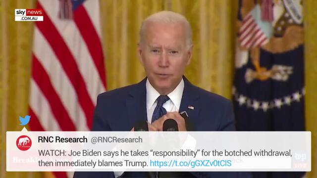 'The defining image of Biden's presidency': US president clashes with Fox News reporter