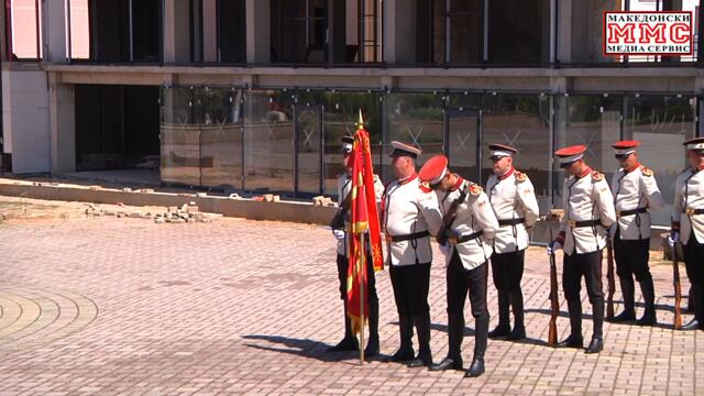 Воениот оркестар и Батаљонот за почести на одбележувањето на денот на Виница