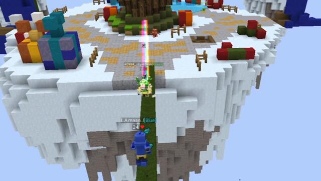 Building a TREASURE ROOM for NOOB! Helping Noob Player in BedWars (Blockman Go)