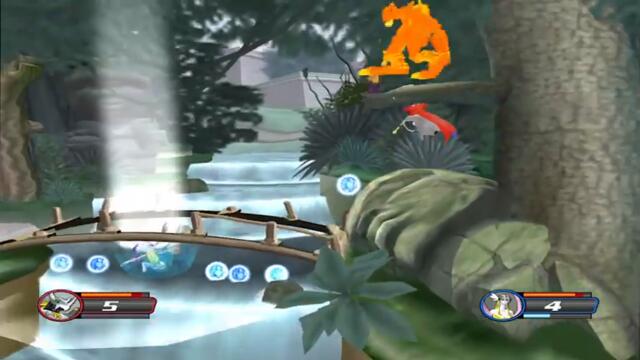 Angewomon Triangle Jump - Digimon Rumble Arena 2