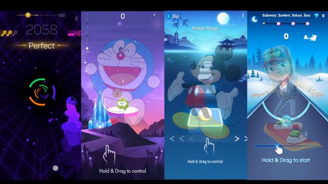 The Jungle Book vs Doraemon vs Mickey Mouse vs Subway Surfers