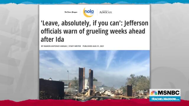 'Seek Shelter In Another State': Parts Of Louisiana Uninhabitable After Hurricane Ida