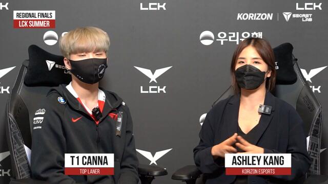 Canna on T1 qualifying to 2021 Worlds, his FIRST international tournament