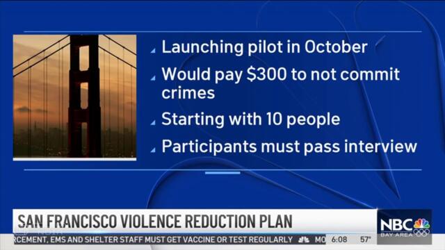 After Failed Gun Control Laws San Francisco Paying People $300 To Not Shoot Each Other