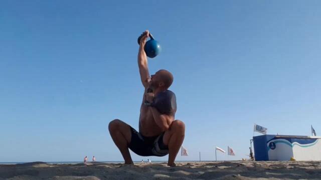 Full body kettlebell workout for men