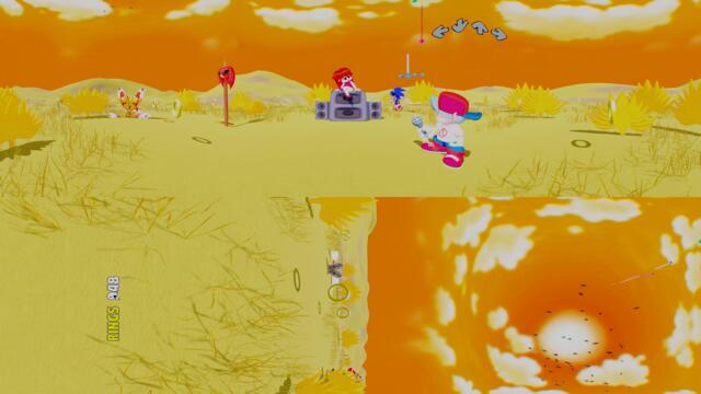 Vs Sonic.exe 365°  Animation of Friday Night Funkin' [Too Slow]