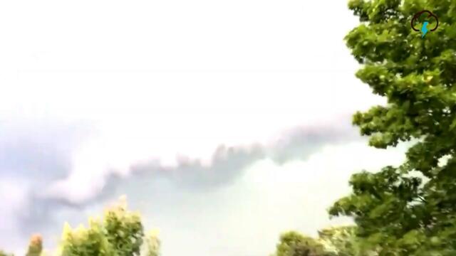 canada under severe storm ! Scary hail Storm hit Orangeville toronto