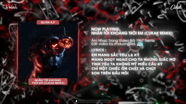 Nhắn Tới Khoảng Trời Em - Quân A.P「Cukak Remix」/ Official Music Video