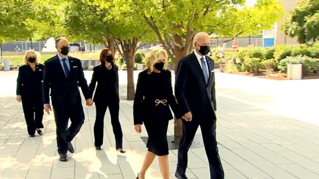 President Biden visits the Pentagon memorial