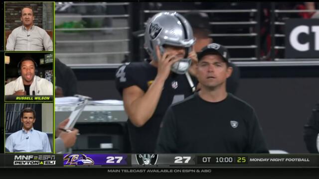 Ravens vs. Raiders INSANE Ending FULL Overtime: Peyton & Eli Manning, Russell Wilson React