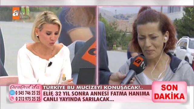 Elif, 32 yıl sonra annesine kavuştu! - @Esra Erol'da 15 Eylül 2021