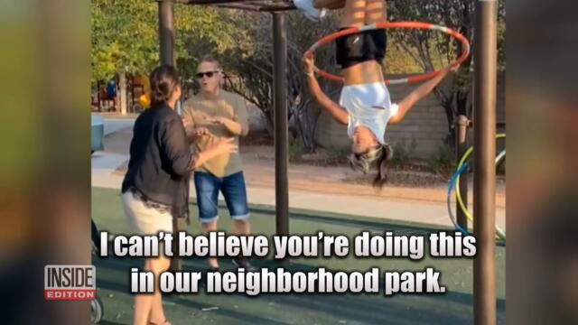 ‘Karen’ Yells at World Hula Hooping Champion on Monkey Bars