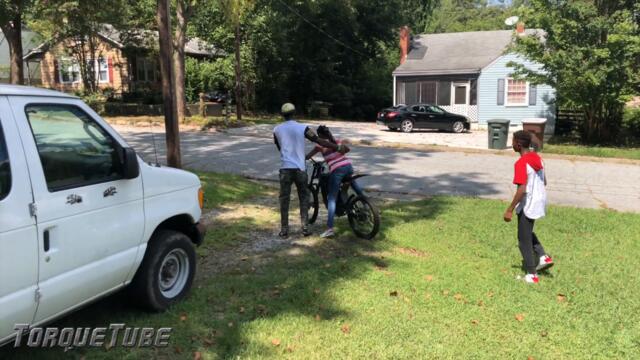 My Niece Went Full Whiskey Throttle On The Sur Ron X! 😳🤣