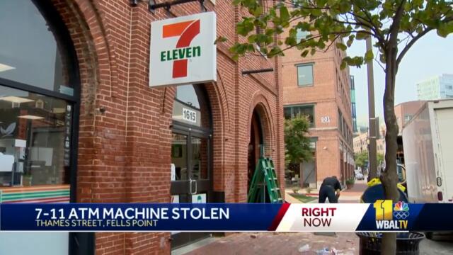 7-Eleven smashed, ATM stolen in Fells Point