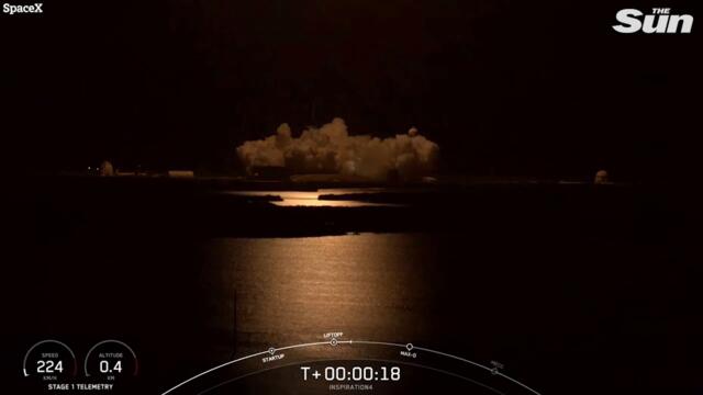 SpaceX Inspiration 4 launches first all civilian crew into space