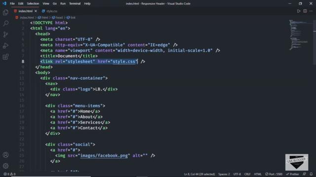 Design A Responsive Header From Scratch Using HTML & CSS [Part 2]