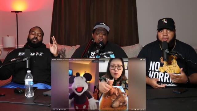 Mickey Mouse REACTS on Tiktok Compilation Part 12 (@HassanKhadair) (try not to laugh)