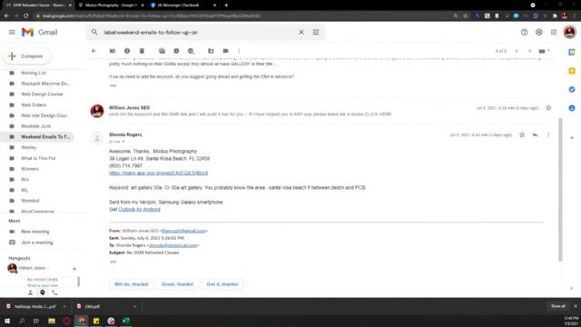 Google My Business SEO Live Audit