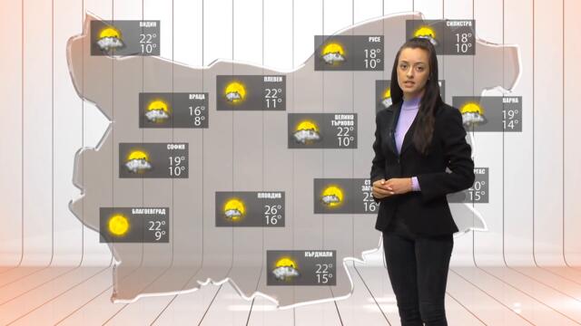 Прогноза за времето за 21 септември