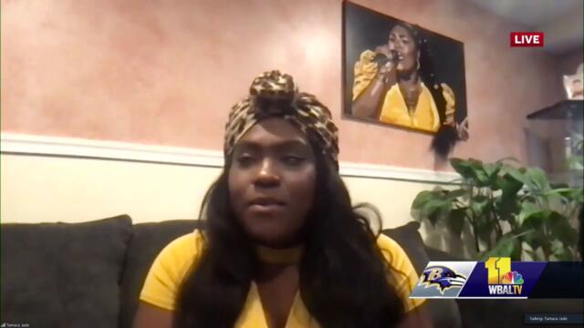 The Voice's Tamara Jade sings National Anthem at Ravens Home Opener